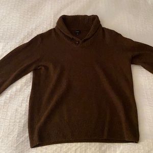Men’s J crew shawl collar wool sweater